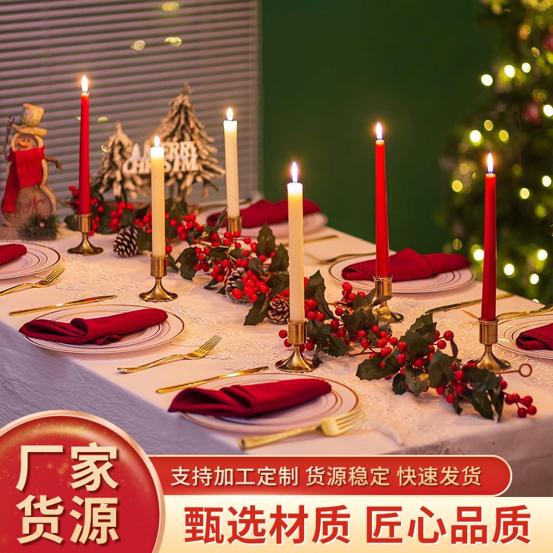 定制法式复古简约铁艺烛台