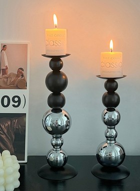 轻奢香薰蜡烛台摆件ins复