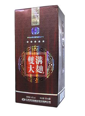 双沟大曲五星40度白酒500ml两瓶送礼袋浓香型粮食醇香绵柔