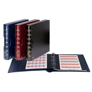 德国灯塔原装进口MAX系列黑底活页套装大容量邮票集邮空册保护袋邮票收藏收集册活页