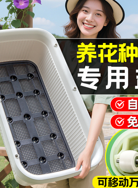 阳台种菜盆专用箱专用盆室外花盆长方形懒人种植盆家用大号蔬菜盆