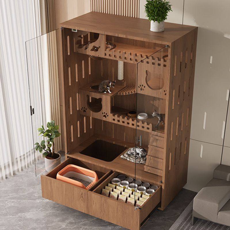 实木豪华猫屋猫别墅猫柜家用全景超大空间猫窝爬架一体猫笼子猫舍,宠物/宠物食品及用品,猫笼子/猫别墅,淘宝优惠券,粉丝福利购,淘宝优惠卷