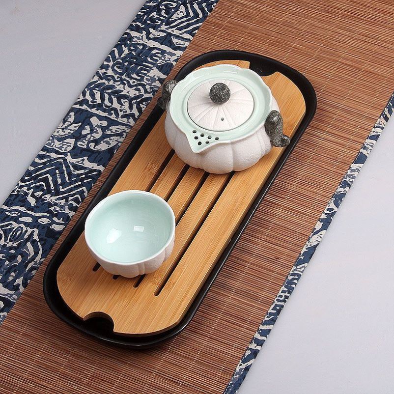 防烫快客杯一壶一杯单人旅行简约功夫茶具茶壶茶杯套装陶瓷家用