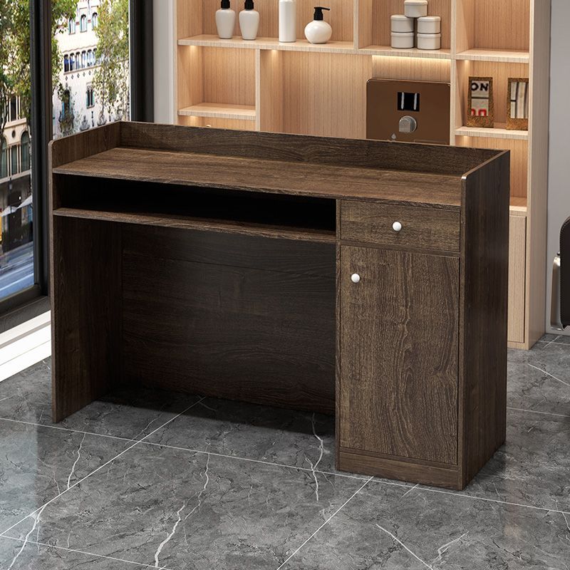 收银台柜台简约现代店铺小型服装店吧台桌商用餐饮店前台桌接待台