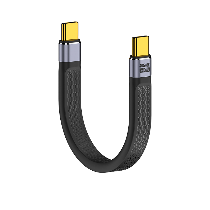 尚优琦TYPE-C数据线USB3.2Gen2公对公转母USB延长短线USB4全功能高速固态移动硬盘盒连接电脑4K传输OT