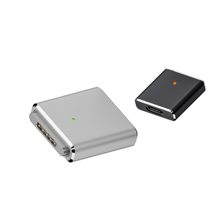 尚优琦TYPE-C转Magsafe3转接头适用苹果MacBook Pro笔记本电脑Air连接PD充电器100W磁吸快充诱骗器转换器插头