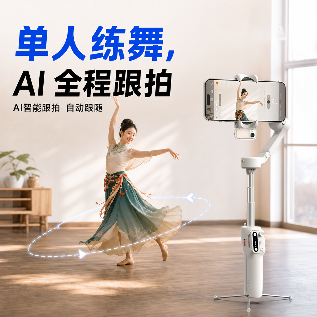舞蹈跟拍神器全自动360度旋转