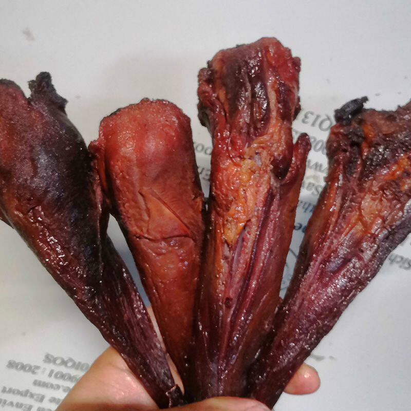 四川巴中特产烟熏腊猪舌头农家柏树枝熏制腊舌子猪口条猪舌尖腊肉