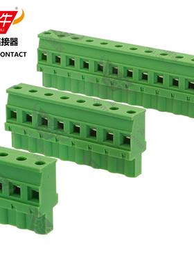 7.62mm凤凰插拔式PCB接线端子台排KF2EDGKB/GMVSTBR2.5-ST接插件