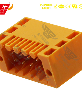 3.5mm双层弹簧插拔式PCB接线端子排KF2EDGERM/15EDGRHDM/KF12EDRM