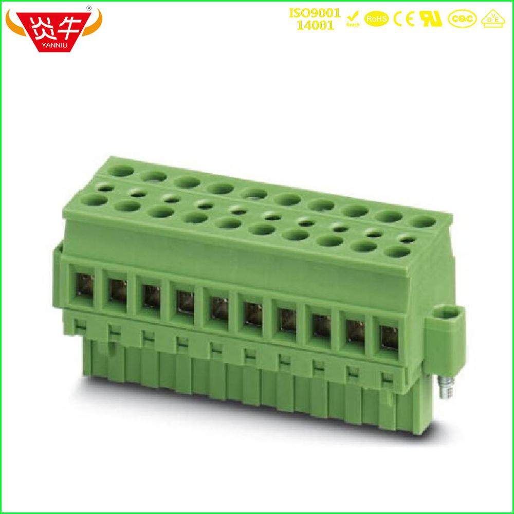 5.08mm凤凰双层插拔式pcb接线端子台排kf2edgkghm/tvmstb2.5-stf