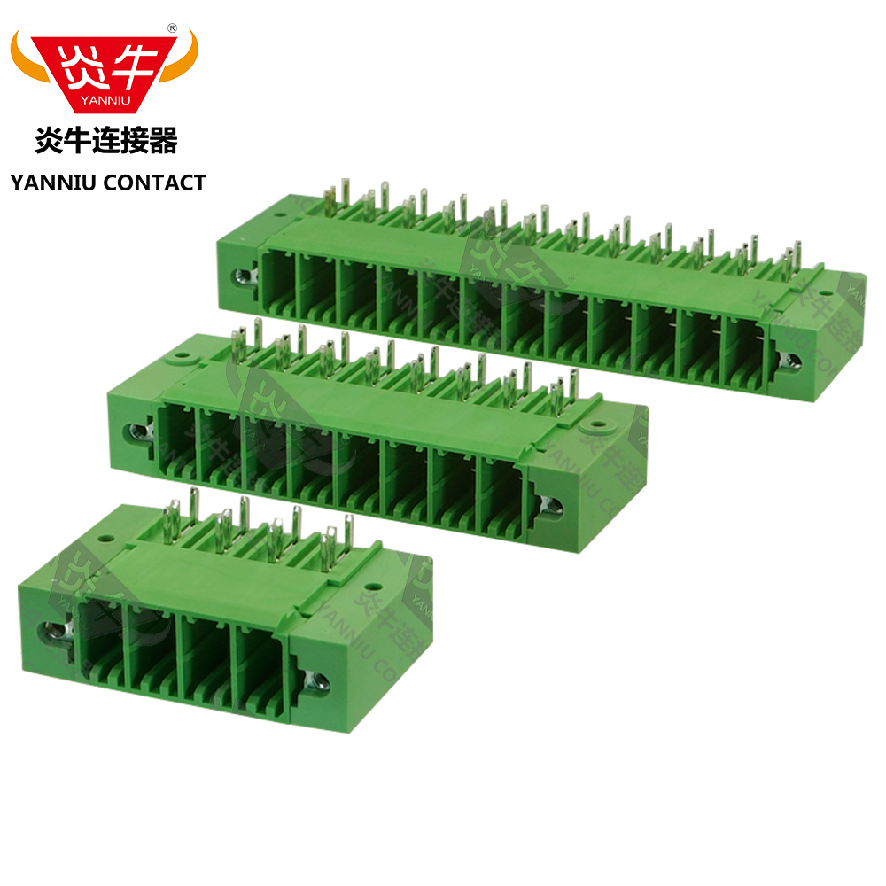 7.62mm凤凰插拔式接线端子台