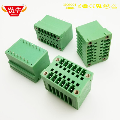 3.81mm双层插拔pcb接线端子台