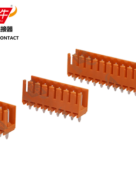 YN2EDGJV/KF/SL3.5炎牛PCB接线端子3.5mm魏德米勒橙色橘黄公针座