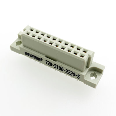 Nextron正凌精工20P欧式插座220直孔板对板连接器720-3100-2220-S