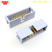 816 2.54mm正凌精工Nextron镀金16P简易牛角座DC3直针231 011 106