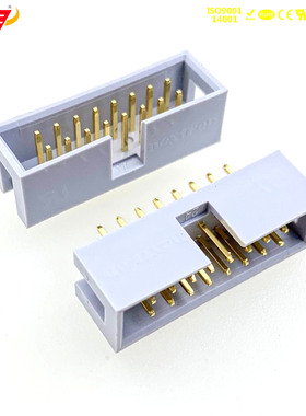 2.54mm正凌精工Nextron镀金16P简易牛角座DC3直针231-011-816-106