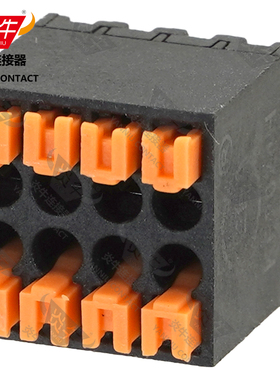 YN2024H/KF/DFMC0.5-ST炎牛PCB接线端子2.54mm双层插拔式母插头