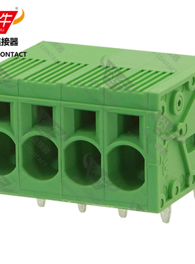 绿色YN271R/DG/KF205R/SPT5-H炎牛PCB接线端子7.5mm弹簧凤凰端子