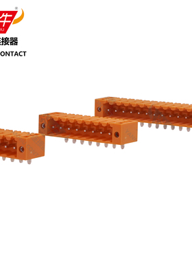 YN2EDGJRM/KF/SL3.5炎牛PCB接线端子3.5mm魏德米勒橙色橘黄公针座