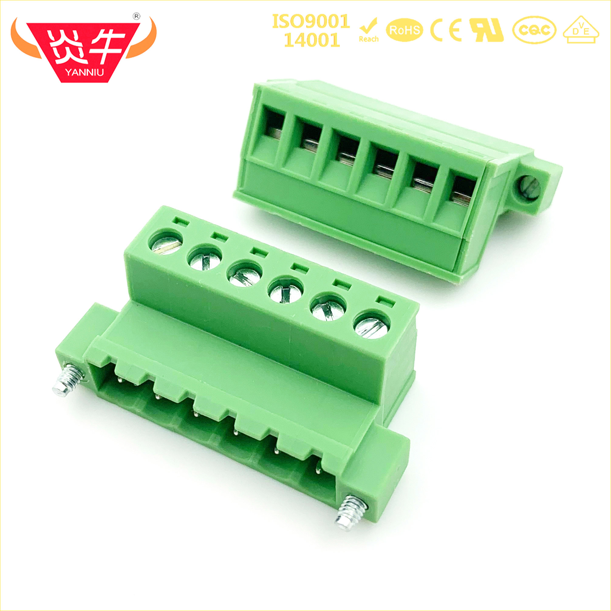 5.08mm凤凰插拔式接线端子