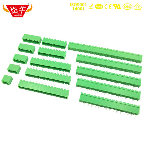 5.0mm凤凰插拔式pcb接线端子台