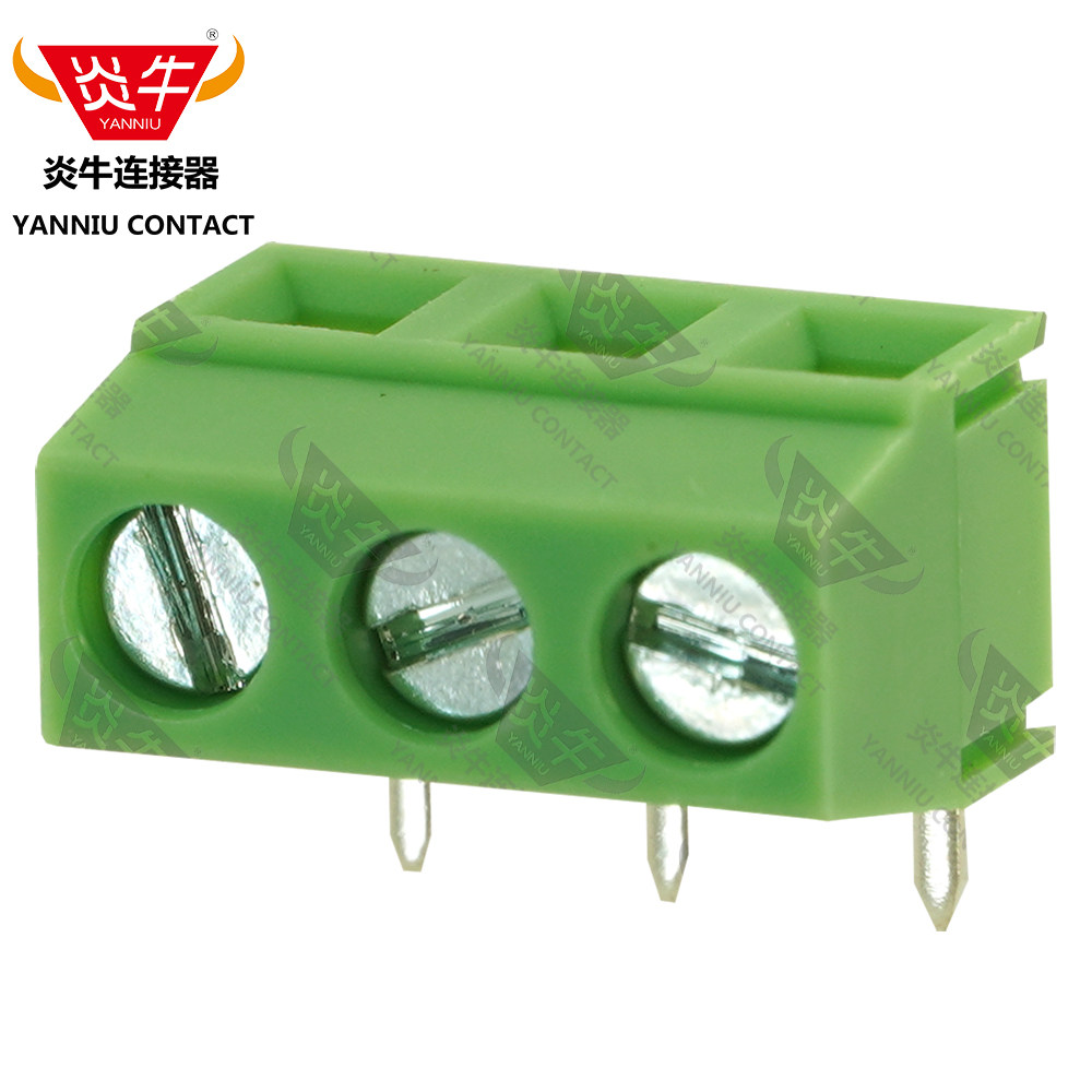 YN127R/DG/KF/MKDSN1.5炎牛PCB接线端子5.0mm螺钉式凤凰端子
