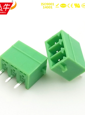 3.81mm插拔式PCB凤凰接线端子YN15EDGVN/KF2EDGVG/MCV1.5-G-RN