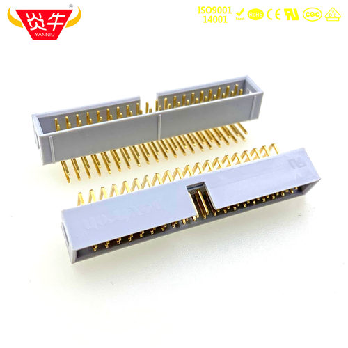 2.54mm正凌精工简易牛角座镀金