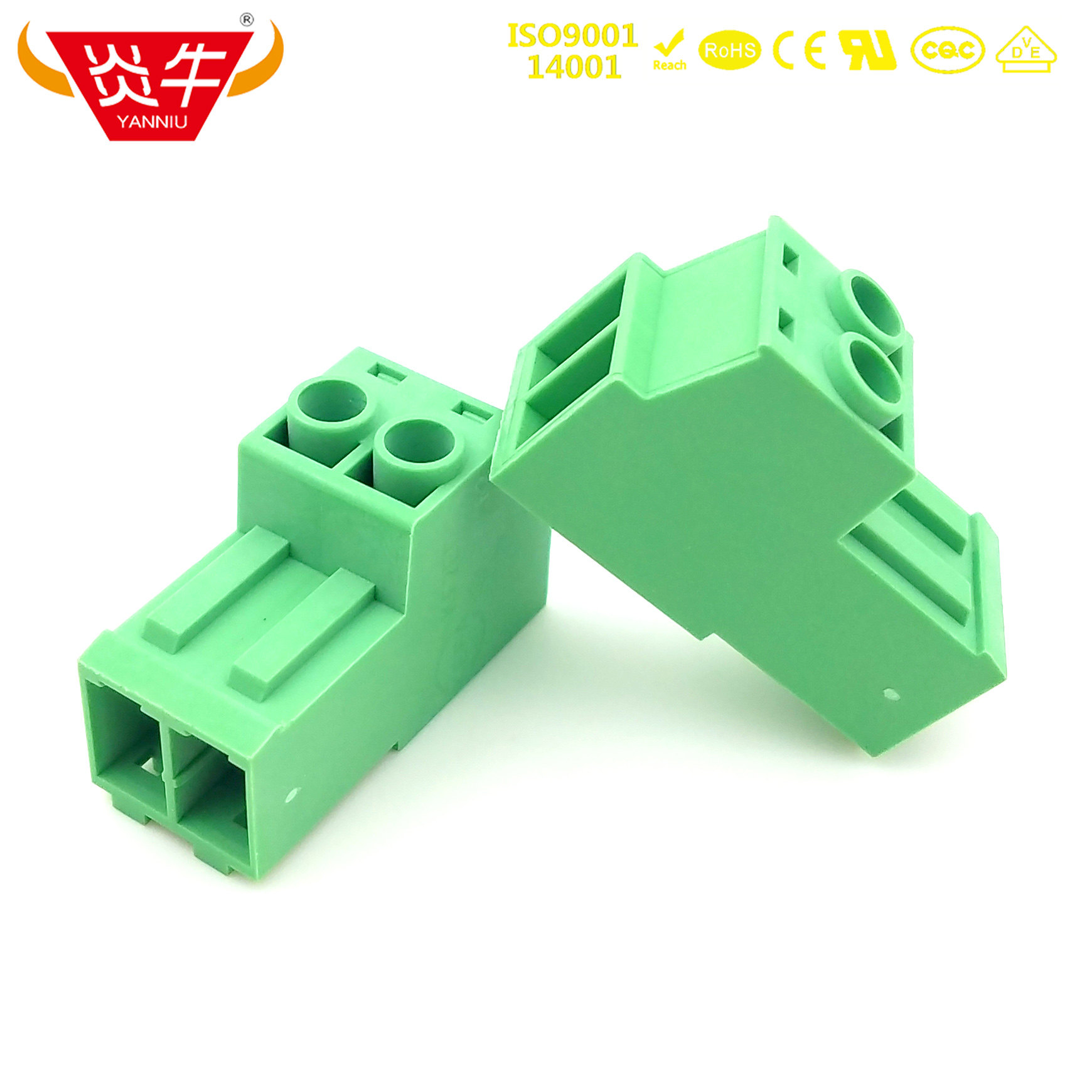 62mm凤凰插拔式pcb接线端子排5edgrk/kf2edgskr/ipc5-st接插件