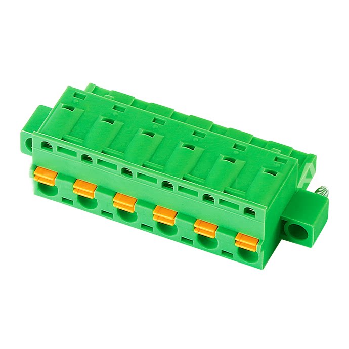 7.62mm凤凰弹簧插拔式pcb接线端子排kf2edgkdm/gfkc2.5-st连接器