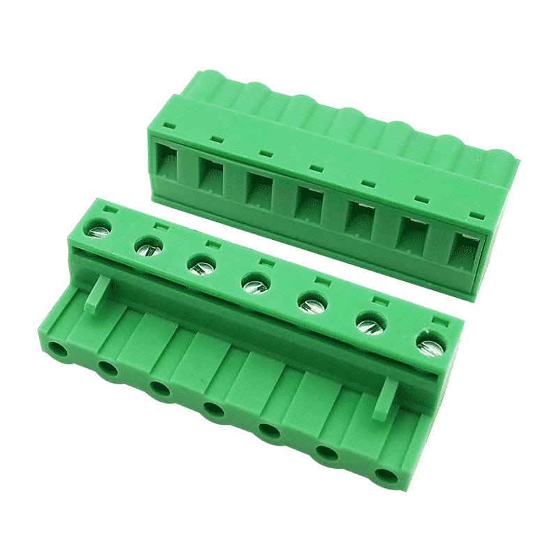 7.62mm凤凰插拔式PCB接线端子柱K