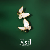 破茧成蝶 别针ins潮配饰 天然贝母蝴蝶胸针女高档气质胸花精致西装