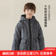 洋气百搭冬装 时尚 防风抗寒外套2025新款 oddtails男童保暖棉服冬季