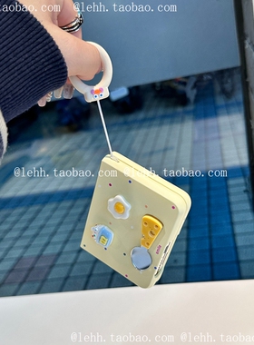 奶黄色适用华为puraX手机壳小米mixflip2小蛋糕pocket2卡通奶酪magicvflip彩虹波点三星zflip6嘟嘴硅胶手提环