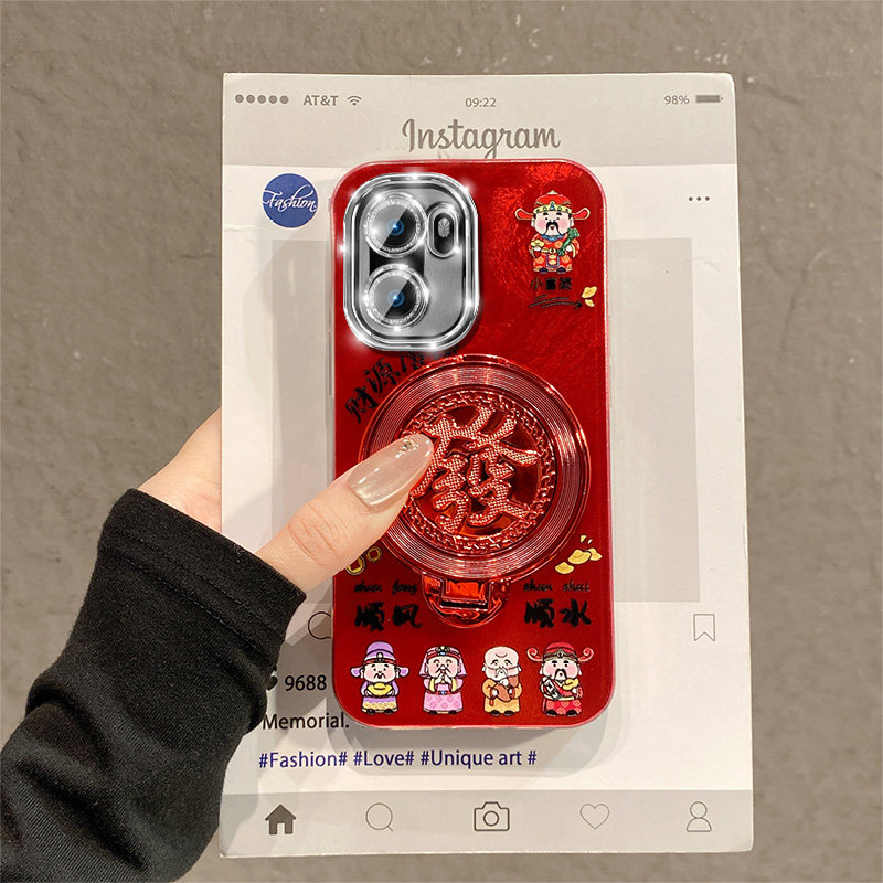 2026财源滚滚适用oppo一加ace6手机壳1+15新年13t红色ace5pro旋转12发财11支架ace3por冰川纹2v女3v十oneplus,3C数码配件,手机保护套/壳,淘宝优惠券,粉丝福利购,淘宝优惠卷