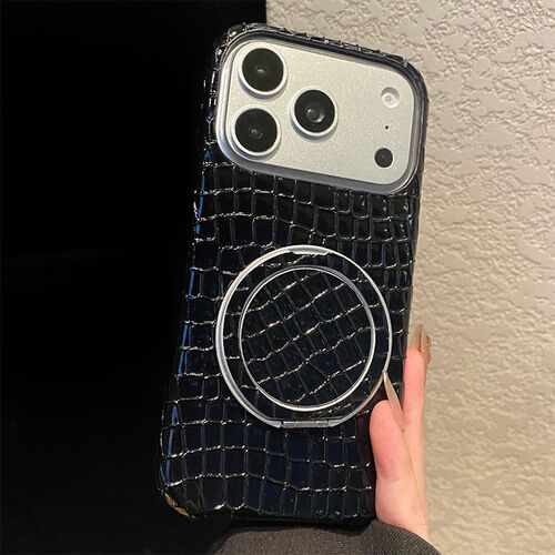 360旋转支架适用谷歌pixel10a手机壳pixe9proxl黑色pixel8por格子9a鳄鱼纹简约7纯色10por仿皮Google皮纹硅胶