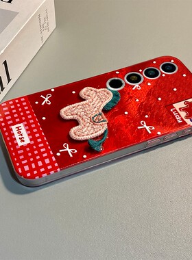 2026刺绣小马适用魅族22mini手机壳21note新年note16pro红色20本命年18s马年17卡通16xs冰川纹16thplus女16t