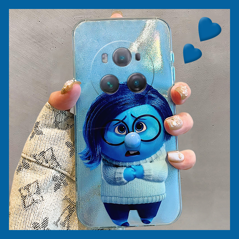 手机壳硅胶锡纸纹立体卡通优优带立体鼻子