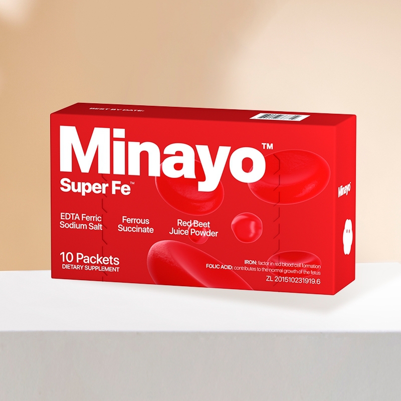 Minayo美那有Super Fe超级铁孕妇期补铁粉专用气血女性缺铁剂产后