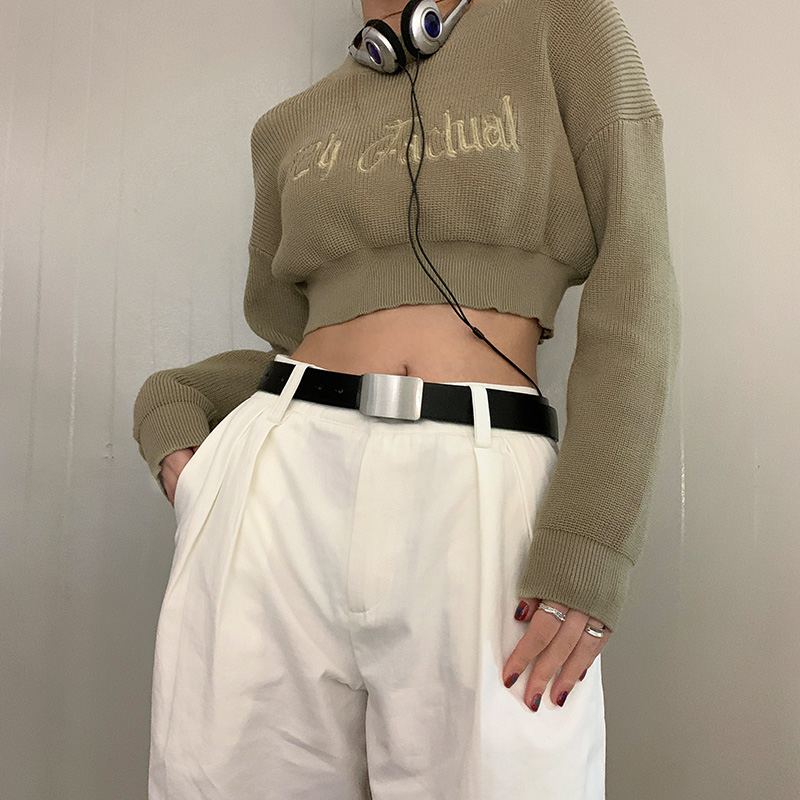 连衣裙腰带女装饰高级感韩版学生百搭休闲黑色皮带牛仔裤带ins风