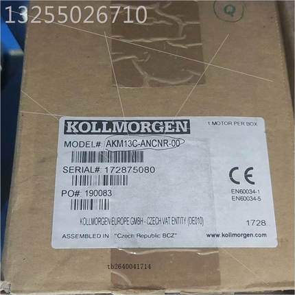 KOLLMORGEN科尔摩根AKM13C-ANCNR-00全