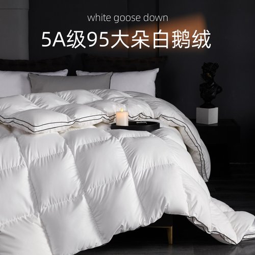 奢世希尔顿白鹅绒被羽绒被冬被
