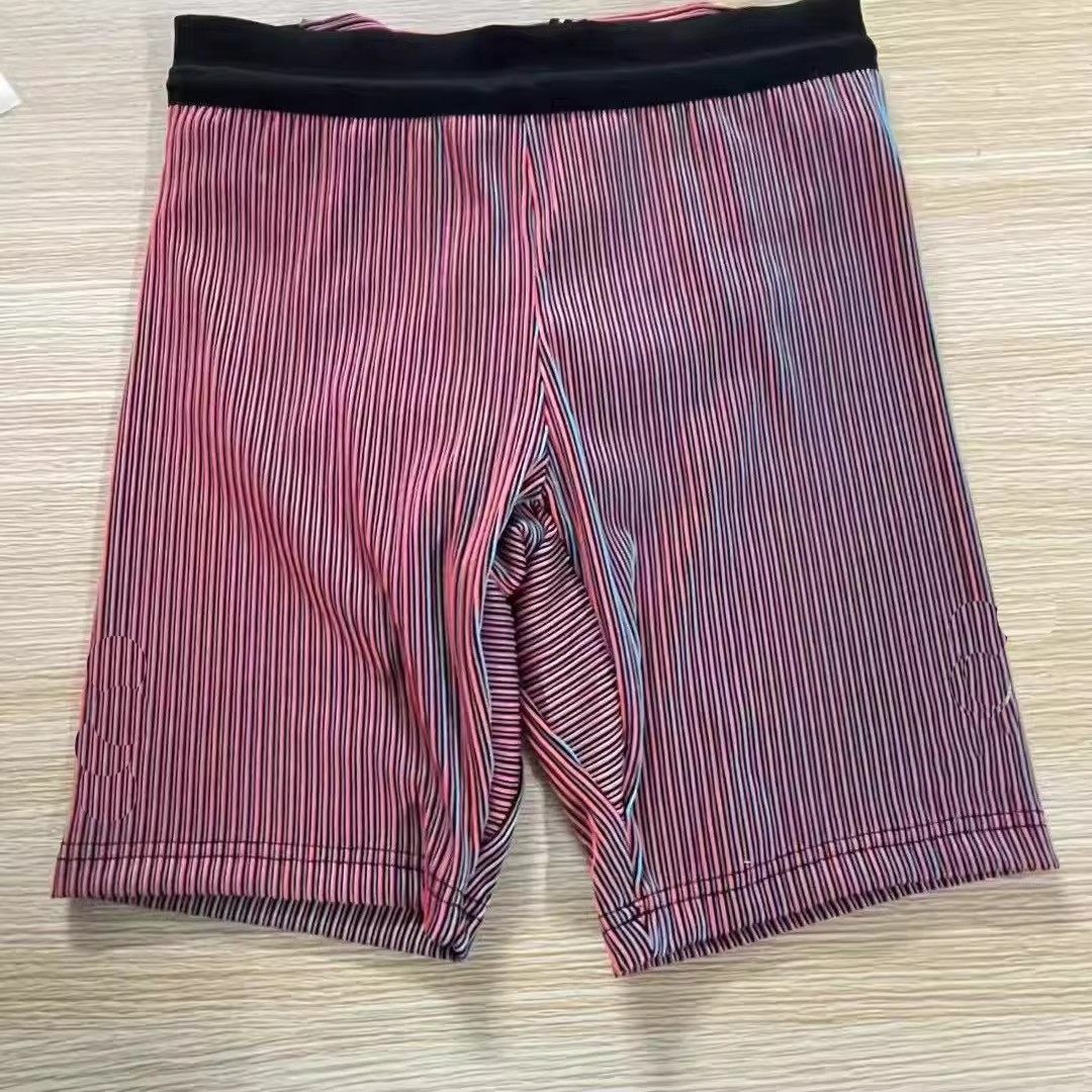 带腰包田径短裤训练紧身运动马拉松跑步健身速干螺纹男女透气内衬