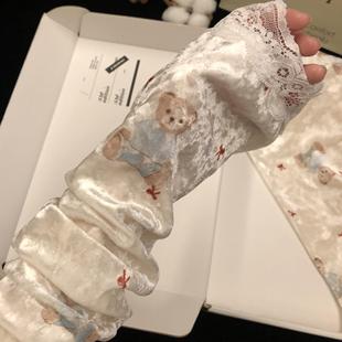 小熊睡衣女春秋款可外穿2026年网红款超火家居服时尚洋气新款睡袍