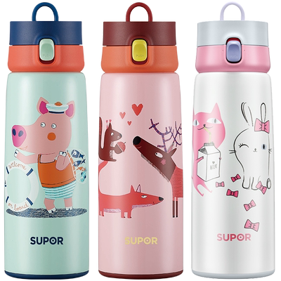 苏泊尔真空卡通304不锈钢