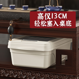 茶水桶废水桶扁茶几茶具排水小号接茶盘茶台垃圾桶矮款茶桶茶渣桶