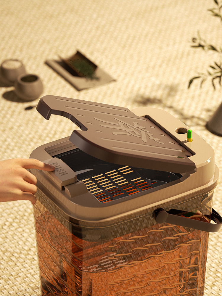 新款茶水桶废水桶茶渣过滤家用大容量透明干湿分离垃圾桶茶具配件,餐饮具,茶道/零配,淘宝优惠券,粉丝福利购,淘宝优惠卷