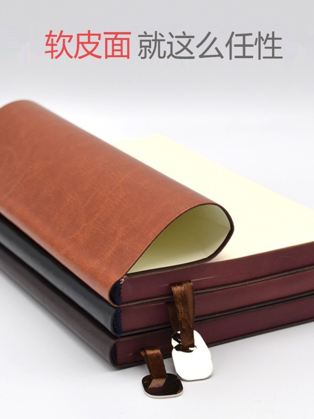 부드러운 가죽 노트 문구 A6A5B5 기록부 비즈니스 사무실 노트 작업 노트 하위 가죽 두꺼운 고급 검정색 심플하고 절묘한 메모장 맞춤형 인쇄 가능한 로고