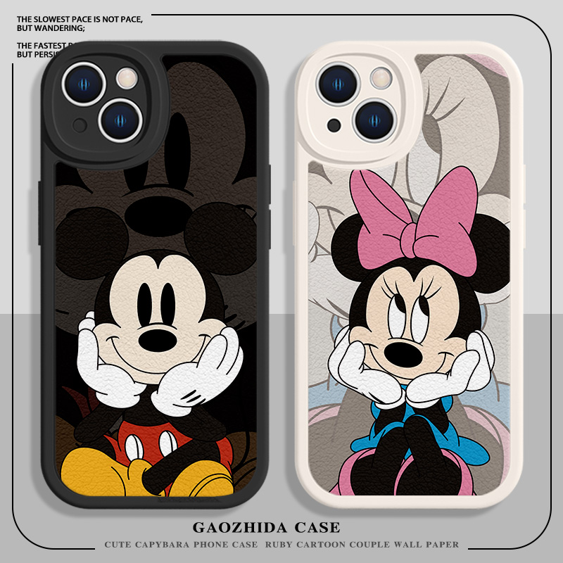 适用苹果手机壳情侣米奇米妮